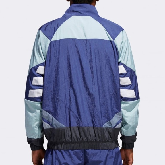 Vintage Retro Rare Adidas V-Stripes Windbreaker Pullover - Picture 3 of 8